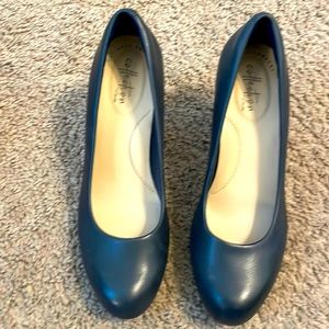 Collection by Clarks Navy blue heels, New